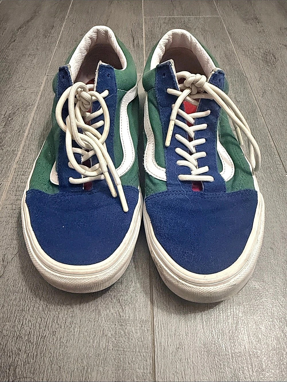 Vans Old Skool Yacht Club Color Block Sneakers Blue & Green